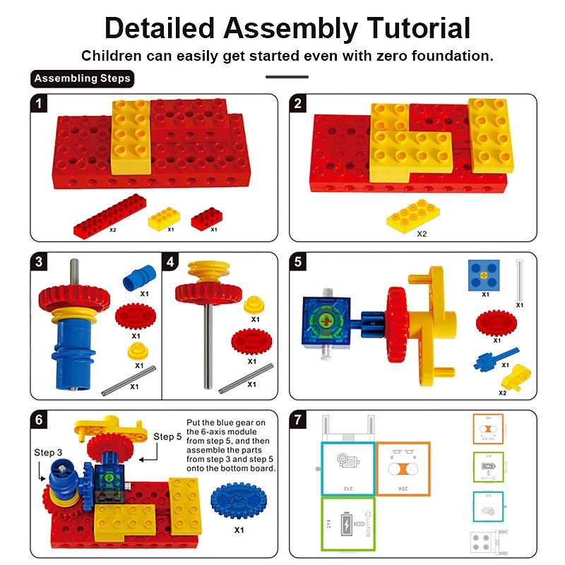 YSGO STEM Logic Thinking Training Blocks image showing YS2965D