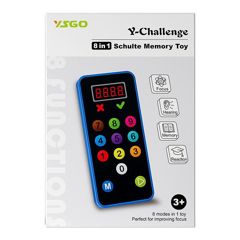 YSGO Y-Challenge Chess & Memory Games image showing YS2612C / white background image from 白底图/包装正面.jpg